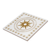 金ゴールドスターバストメダリオン タイル (側面)