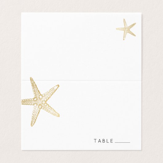 金ゴールドスターフィッエレガントシュエル座席表 名刺 (外部フラット)