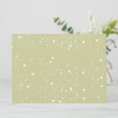 金ゴールドスターベビーシャワー 招待状 (スタンド正面)