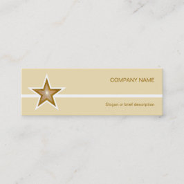 金ゴールドスターホワイトラインの名刺クリームスキニー スキニー名刺