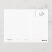 金ゴールドスターポストカード ポストカード (裏面)