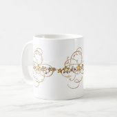 金ゴールドスターマグ コーヒーマグカップ (正面左)