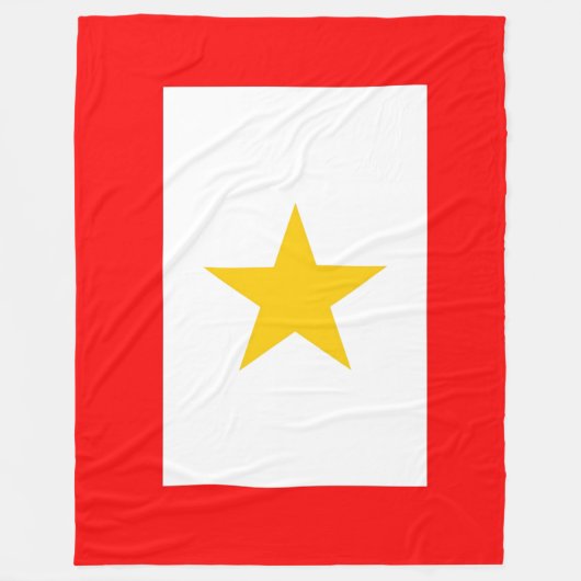 金ゴールドスターマザーズ フリースブランケット (正面)