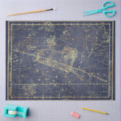 金ゴールドスターマップシリーズデザイン14 薄葉紙 (クラフト)