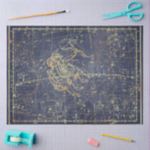 金ゴールドスターマップシリーズデザイン16 薄葉紙 (クラフト)