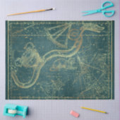 金ゴールドスターマップシリーズデザイン24 薄葉紙 (クラフト)