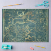 金ゴールドスターマップシリーズデザイン28 薄葉紙 (クラフト)