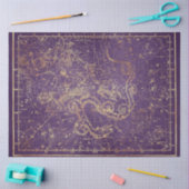 金ゴールドスターマップシリーズデザイン3 薄葉紙 (クラフト)