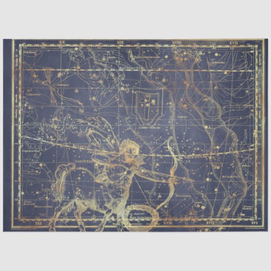 金ゴールドスターマップシリーズデザイン6 薄葉紙 (正面)