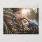 金ゴールドスターモダンス結婚ト 案内ポストカード (正面)