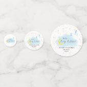 金ゴールドスターライト男の赤ちゃんブリスストークスペシャルデリバリー コンフェッティ (正面)