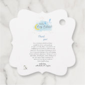 金ゴールドスターライト男の赤ちゃんブリスストークスペシャルデリバリー フェイバータグ (裏面)