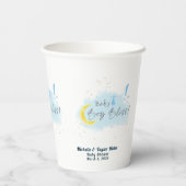 金ゴールドスターライト男の赤ちゃんブリスストークスペシャルデリバリー 紙コップ (裏面)