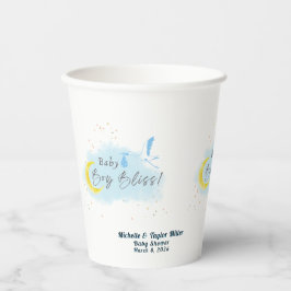 金ゴールドスターライト男の赤ちゃんブリスストークスペシャルデリバリー 紙コップ