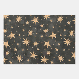 金ゴールドスターリーナイツホリデイ ラッピングペーパーシート