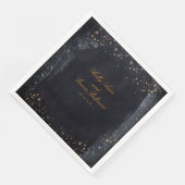 金ゴールドスターリーナイトブラック&金ゴールドエレガントな結婚式 (コーナー)