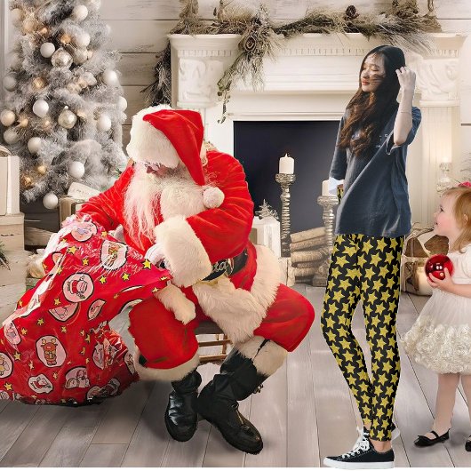 金ゴールドスターレギンス レギンス