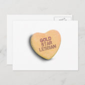 金ゴールドスターレズビアンキャンディ ポストカード (正面/裏面)