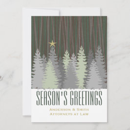 金ゴールドスター企業のビジネスホリデイ シーズンカード