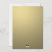 金ゴールドスター企業のビジネスホリデイ シーズンカード (裏面)