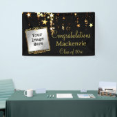 金ゴールドスター卒業サイン（写真あり） 横断幕 (トレードショー)