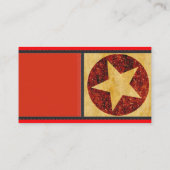 金ゴールドスター名刺 名刺 (裏面)