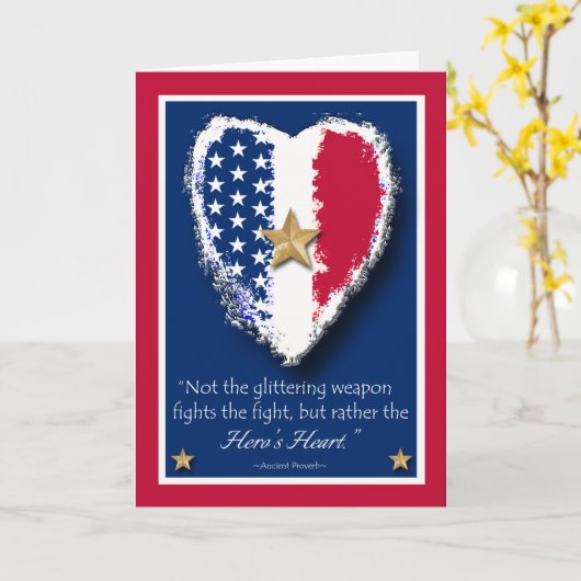 金ゴールドスター母と家族の日とヒーロー引用文 カード (黄色い花)