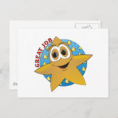 金ゴールドスター漫画 ポストカード (正面/裏面)