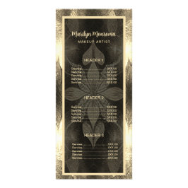 金ゴールドスター美しいサロン ラックカード