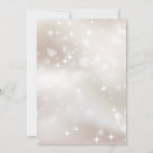 金ゴールドスター1st誕生日とバプテスマ《キリスト教》洗礼式や命名式 招待状 (裏面)