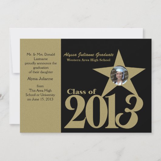 金ゴールドスター2013写真 案内状 (正面)