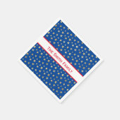 金ゴールドスター・アメリカン スタンダードカクテルナプキン (角)