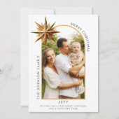 金ゴールドスター・オブ・ベツレヘム・フォト・カード シーズンカード (正面)