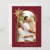 金ゴールドスター・オブ・ベツレヘム・フォト・カード シーズンカード (正面)