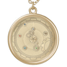 金ゴールドスチームパンク金ゴールドメッキネックレス