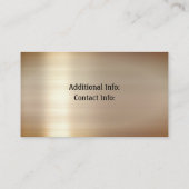 金ゴールドスチール名刺 名刺 (裏面)