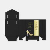 金ゴールドスティレット&トレーブルクレフト誕生日 フェイバーボックス (折り畳みなし)