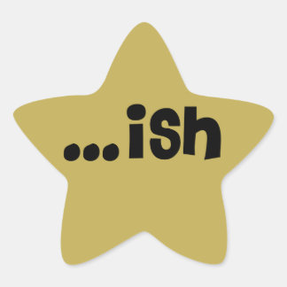 金ゴールドステッカー…イッシュ！ 星シール