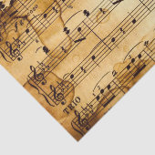 金ゴールドステンドシート音楽ティッシュペーパー 薄葉紙 (詳細)