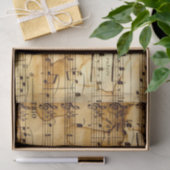 金ゴールドステンドシート音楽ティッシュペーパー 薄葉紙 (ギフト)