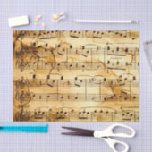 金ゴールドステンドシート音楽ティッシュペーパー 薄葉紙 (クラフト)