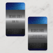 金ゴールドステンレス鋼金属穴2 名刺 (正面/裏面)