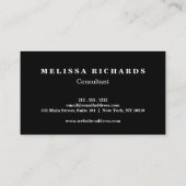 金ゴールドストライプのスモダンクスタイリッシュラック 名刺 (裏面)