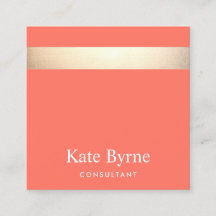 金ゴールドストライプのモダンコーラル