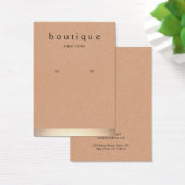 金ゴールドストライプクラフトイヤリング表示ホルダー (デスク)