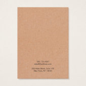 金ゴールドストライプクラフトイヤリング表示ホルダー (裏面)