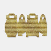 金ゴールドストライプグリッター フェイバーボックス (折り畳みなし)