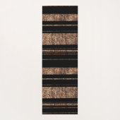 金ゴールドストライプグリッター ヨガマット (裏面)