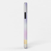 金ゴールドストライプホログラフィックツリー女性シルエット Case-Mate iPhoneケース (裏面/右)