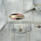 金ゴールドストライプ、パールズブルゴーニュ大理石 名札 (インサイチュ)